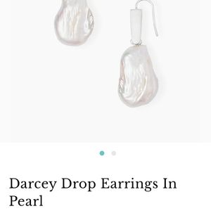 Kendra Scott Andi Bright Y Cultured Pearl Necklace and Darcy Earrings